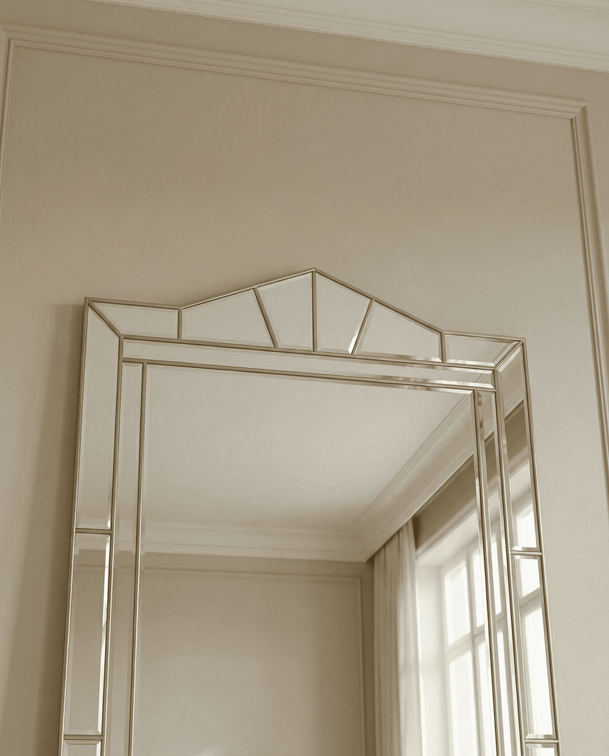 Miroir géométrique Art Déco