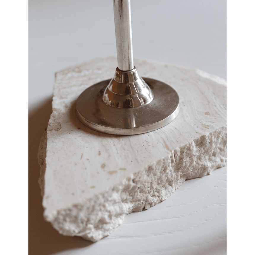 Bougeoirs vintage chrome - Circa 1970 - Maison Collectible - Bougeoir