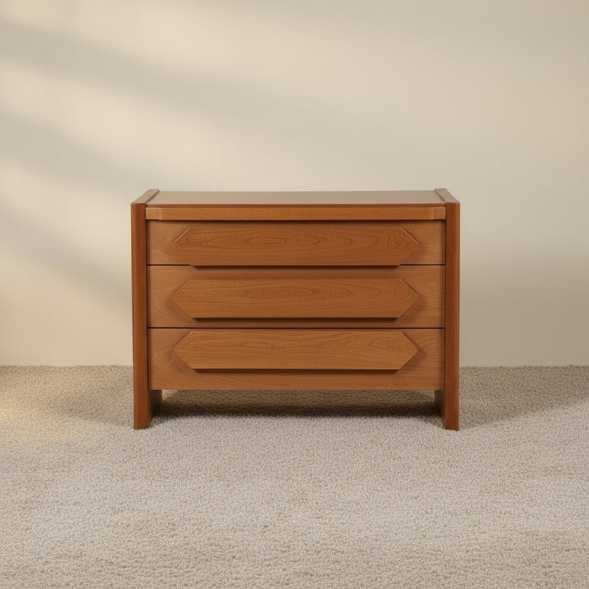 Commode vintage en orme massif - Circa 1960 - Maison Collectible - Console