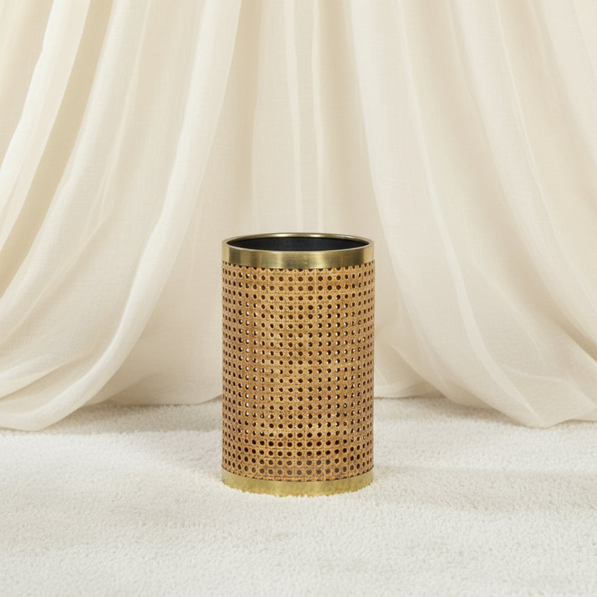 Porte - parapluie en cannage - Circa 1960 - Maison Collectible - Objets de décoration