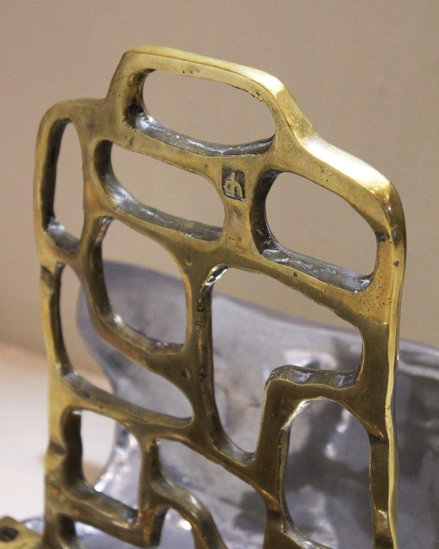 Porte-revue brutaliste David Marshall - Maison Collectible - Objets de décoration