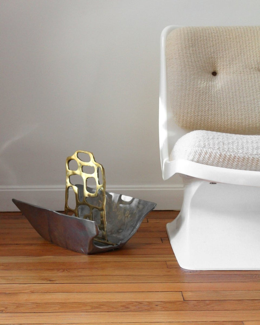 Porte-revue brutaliste David Marshall - Maison Collectible - Objets de décoration