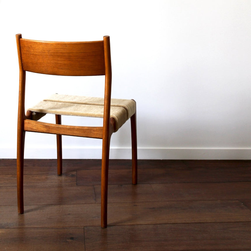 Chaise design, modèle Gessef en velours - Italie, 1960 - Maison Collectible - Chaise