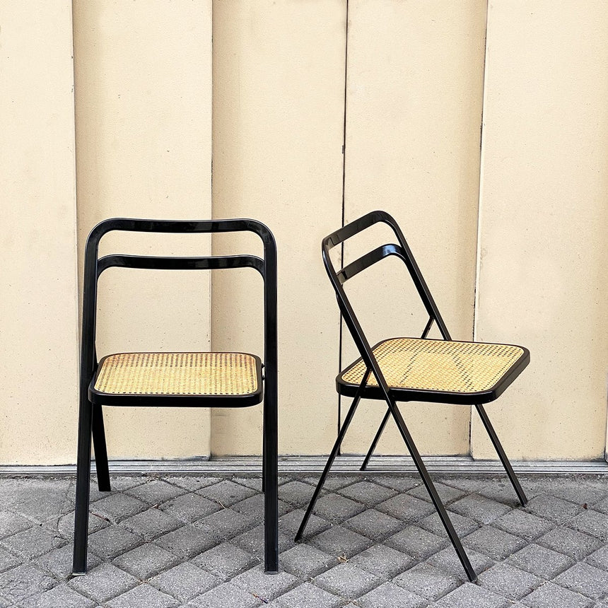Chaise en cannage - Cidüe, 1970 - Maison Collectible - Chaise