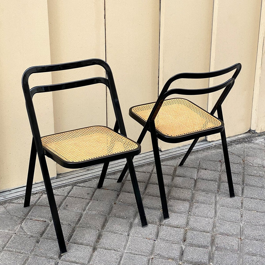 Chaise en cannage - Cidüe, 1970 - Maison Collectible - Chaise