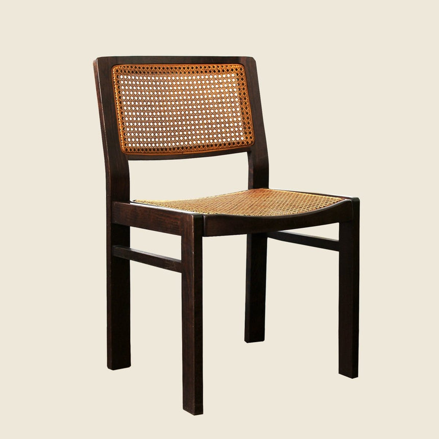 Chaise en cannage, design Baumann - 1970 - Maison Collectible - Chaise