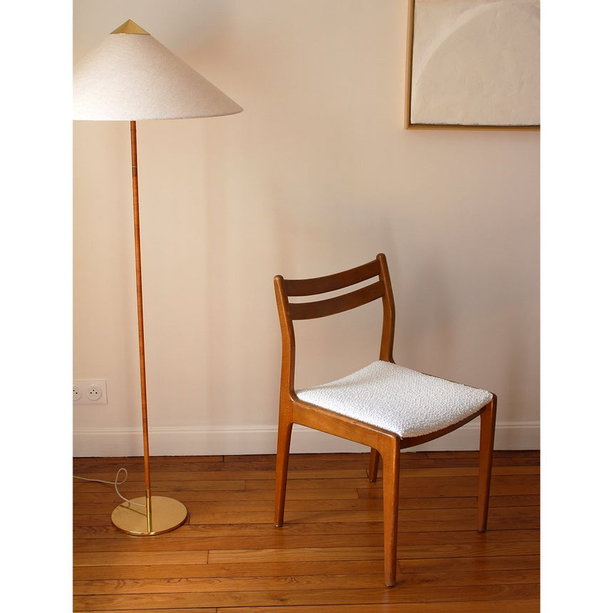 Chaise scandinave bouclette - 1960 - Maison Collectible - Chaise
