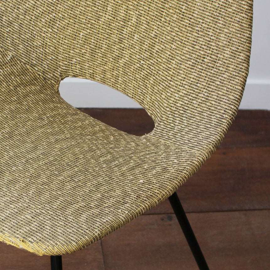 Chaise "Tonneau" ou "Amsterdam" de Pierre Guariche - 1950 - Maison Collectible - Chaise