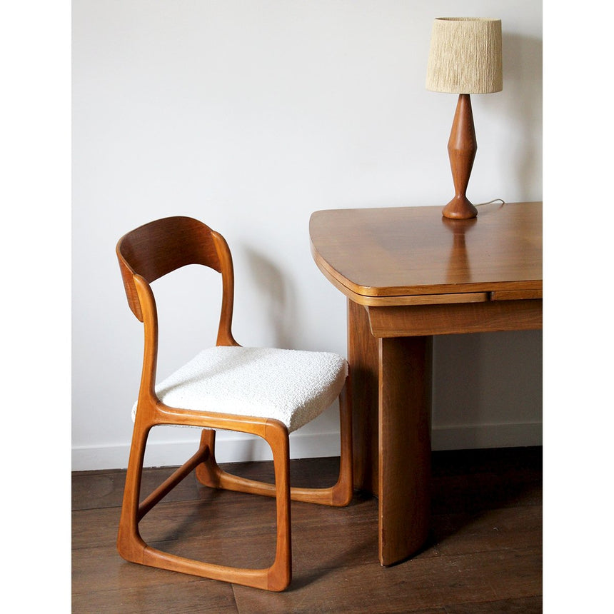 Chaise traîneau Baumann - Circa 1960 - Maison Collectible - Chaise