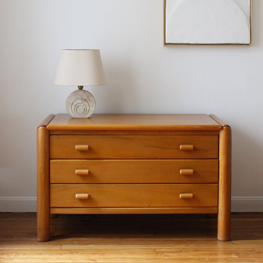 Commode vintage en orme - Circa 1960 - Maison Collectible - Console