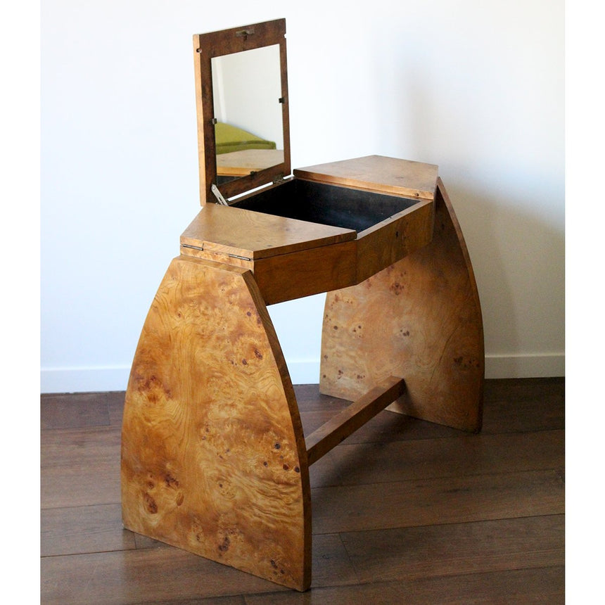 Console en loupe d'orme Art Déco - Circa 1970 - Maison Collectible - Console