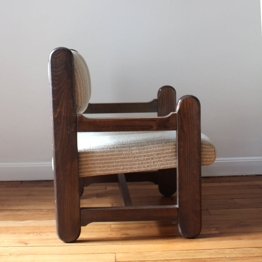 Fauteuil écru Krasna Jizba - Circa 1960 - Maison Collectible - fauteuil