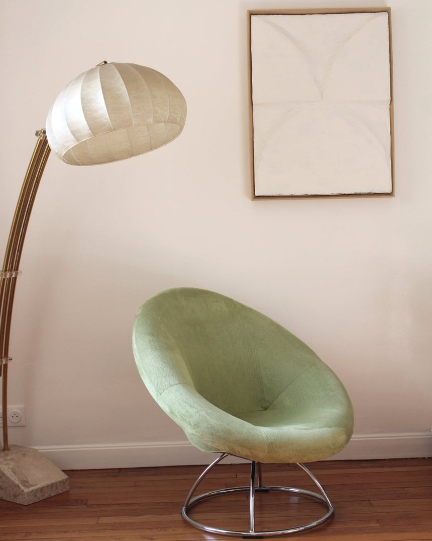 Fauteuil mushroom anis - Circa, 1970 - Maison Collectible -