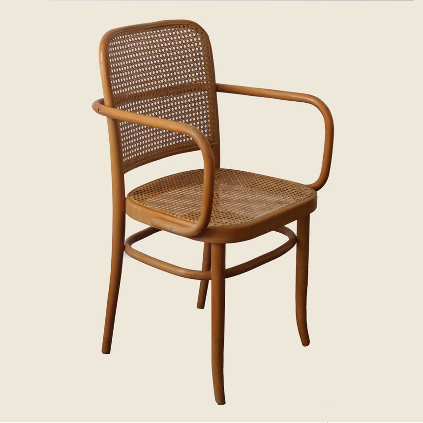 Fauteuil "Prague" en cannage, Thonet - Circa 1930 - Maison Collectible - Chaise
