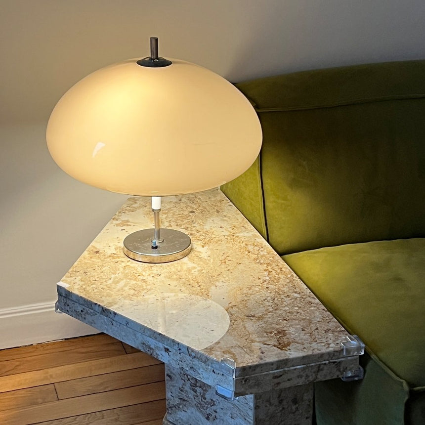 Grande lampe champignon vintage - Circa 1970 - Maison Collectible - Lampadaire