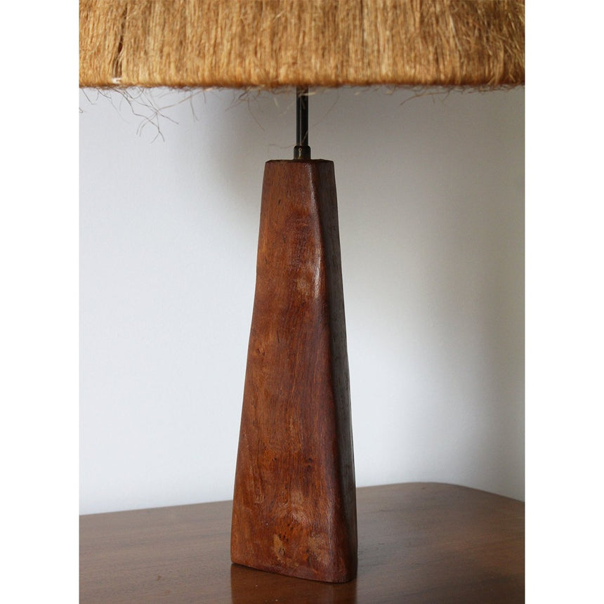 Grande lampe Scandinave en teck - Circa 1960 - Maison Collectible - Lampe à poser