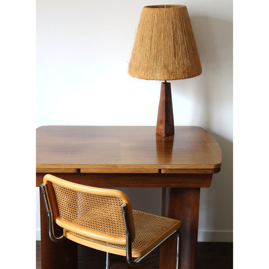Grande lampe Scandinave en teck - Circa 1960 - Maison Collectible - Lampe à poser