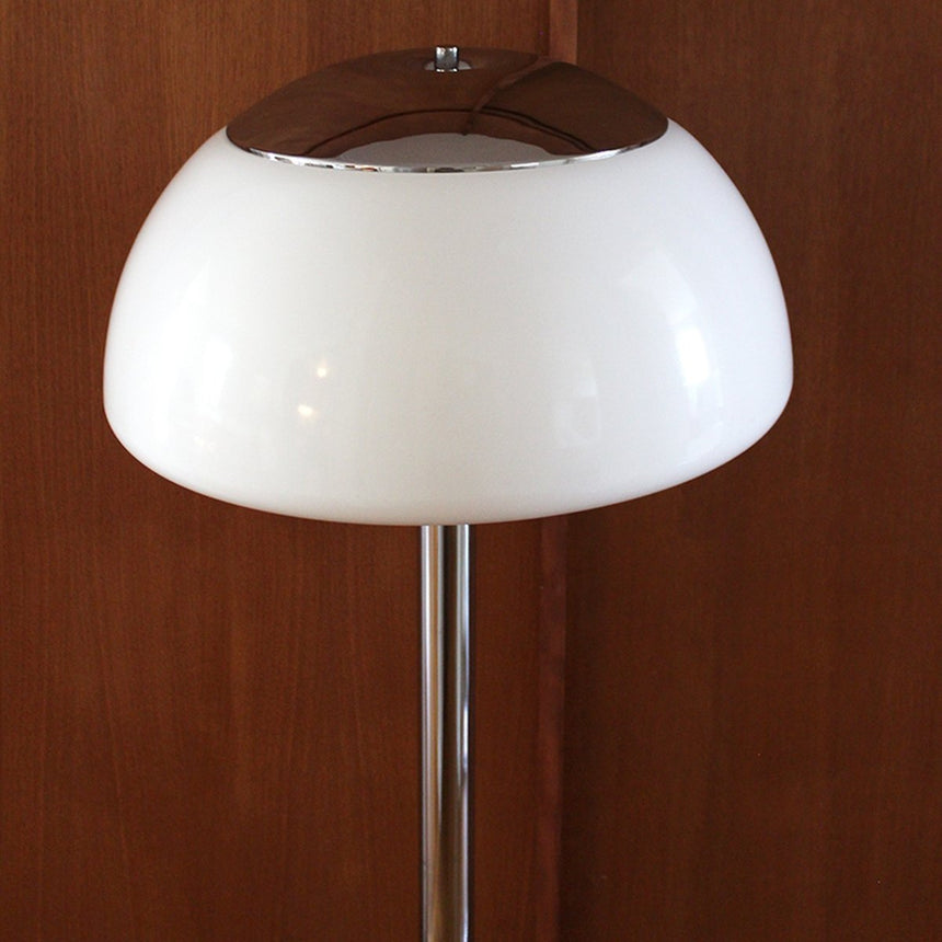 Lampadaire champignon en chrome - Circa 1970 - Maison Collectible - Lampadaire