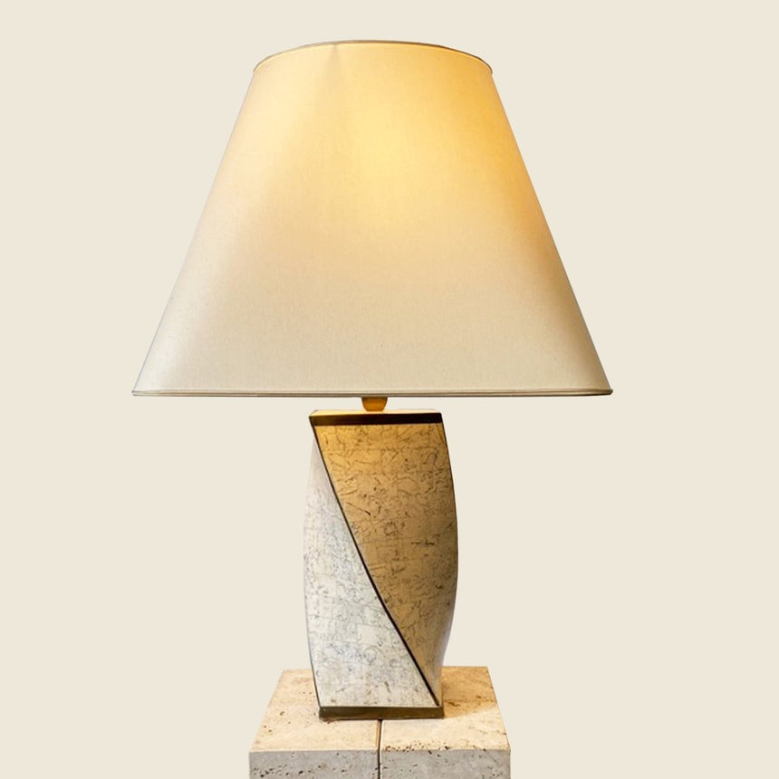 Lampe à poser en raku - Circa 1970 - Maison Collectible - Lampe à poser