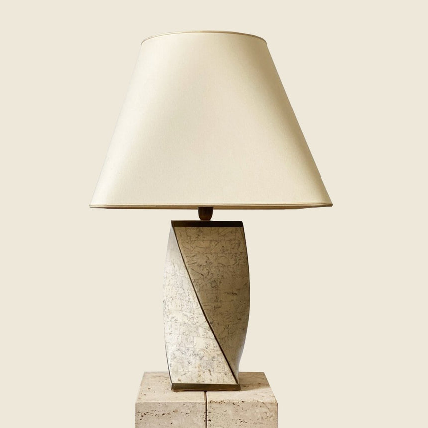 Lampe à poser en raku - Circa 1970 - Maison Collectible - Lampe à poser