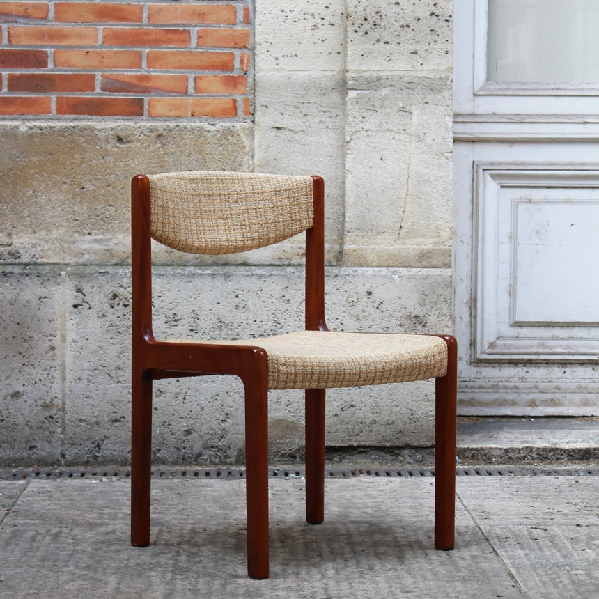 Paire de chaises danoises en tweed - Circa 1960 - Maison Collectible - Chaise