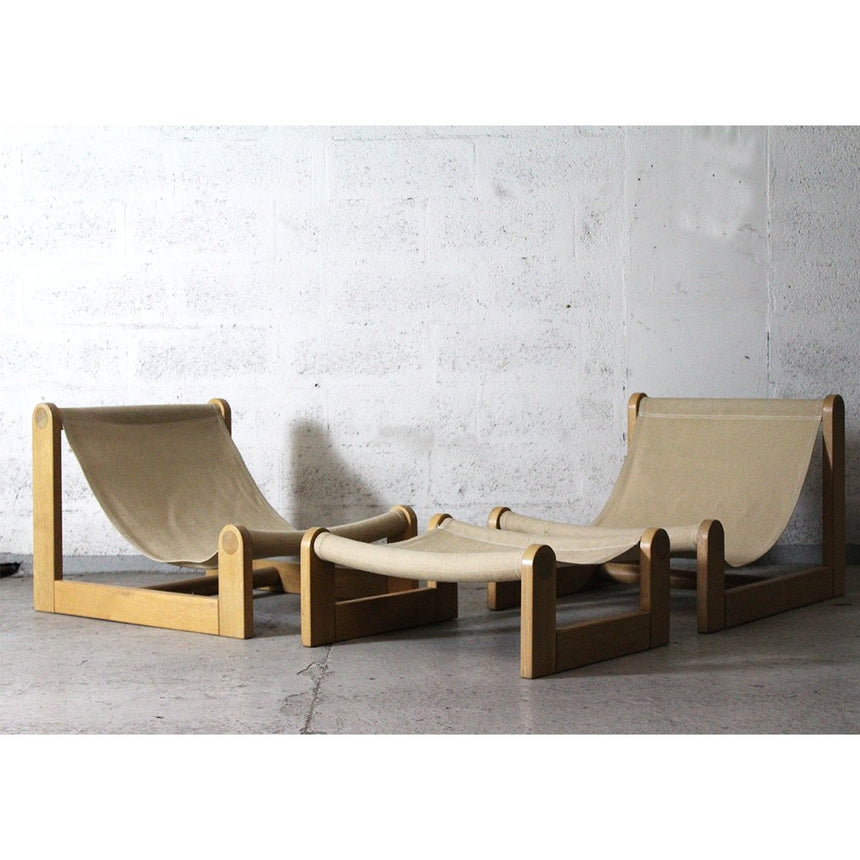 Repose-pieds lounge - Circa 1960 - Maison Collectible - Chaise