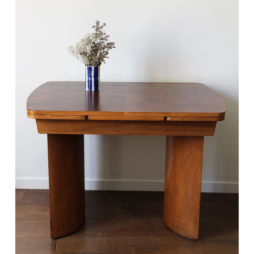 Table ellipse en chêne à rallonge - Circa 1950 - Maison Collectible -