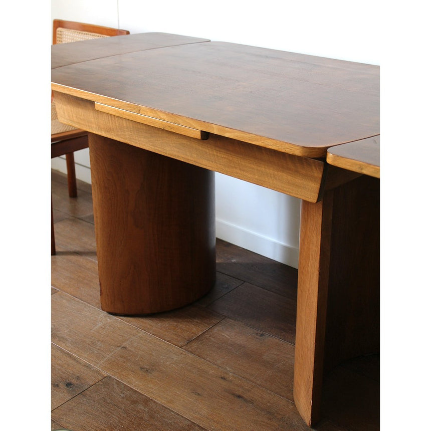 Table ellipse en chêne à rallonge - Circa 1950 - Maison Collectible -