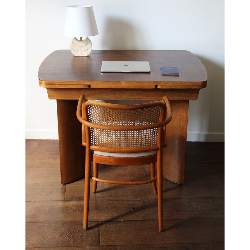 Table ellipse en chêne à rallonge - Circa 1950 - Maison Collectible -