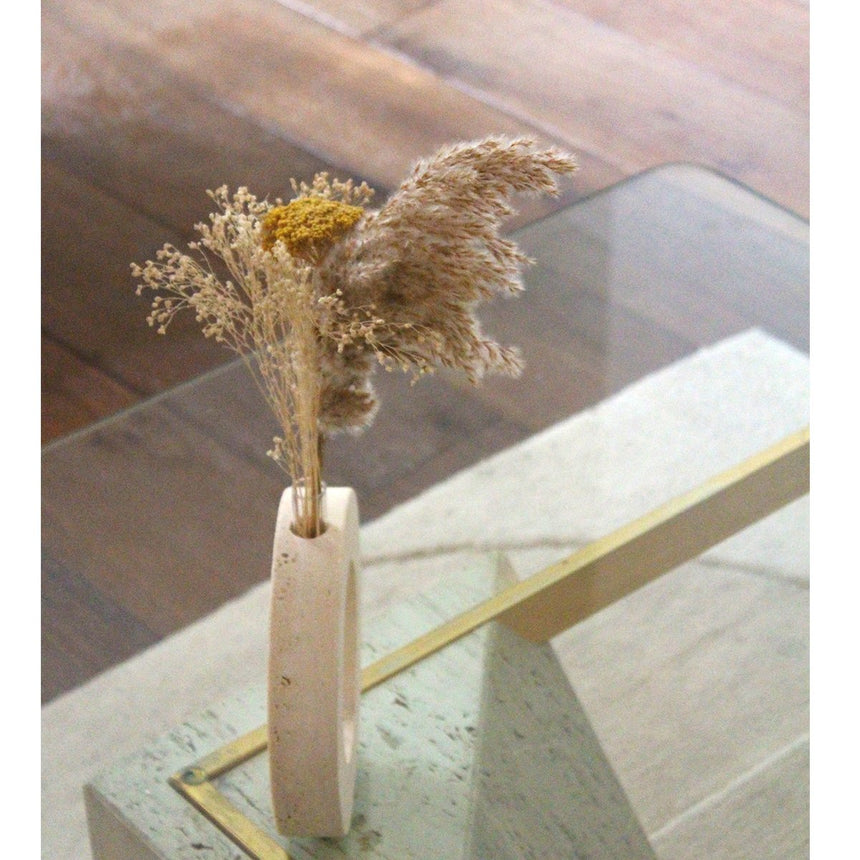 Vase soliflore en pierre vintage - Circa 1970 - Maison Collectible - Vase