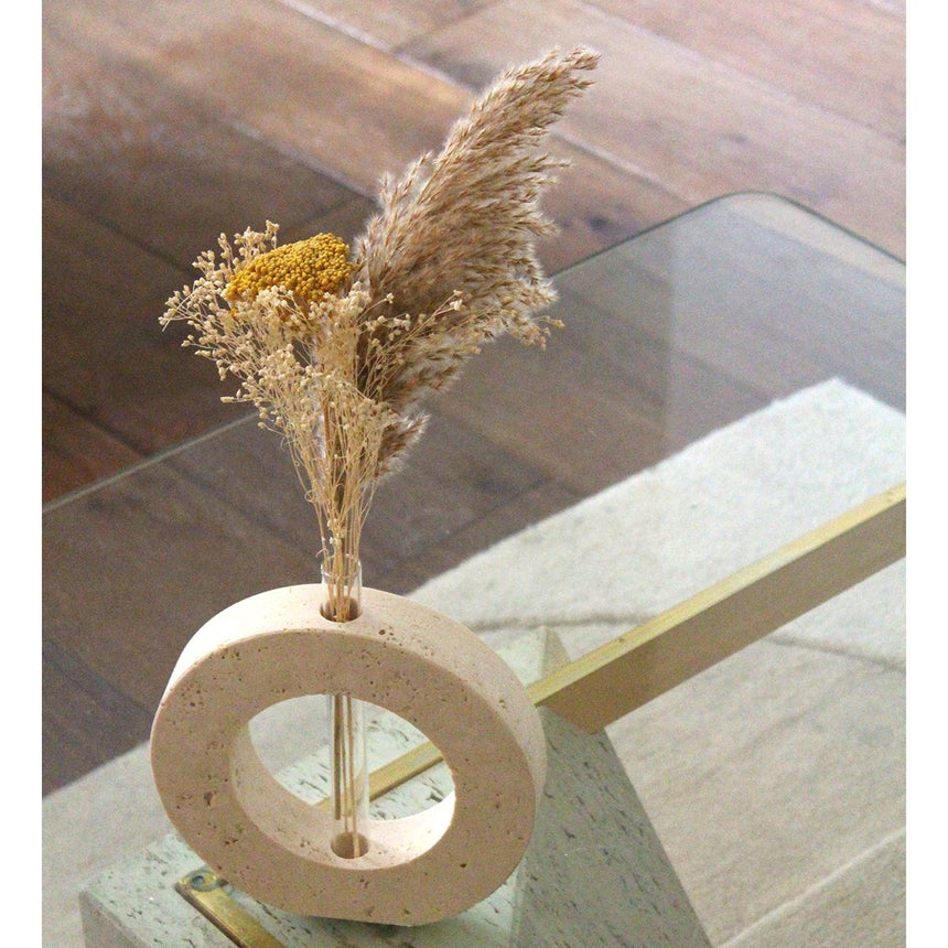 Vase soliflore en pierre vintage - Circa 1970 - Maison Collectible - Vase
